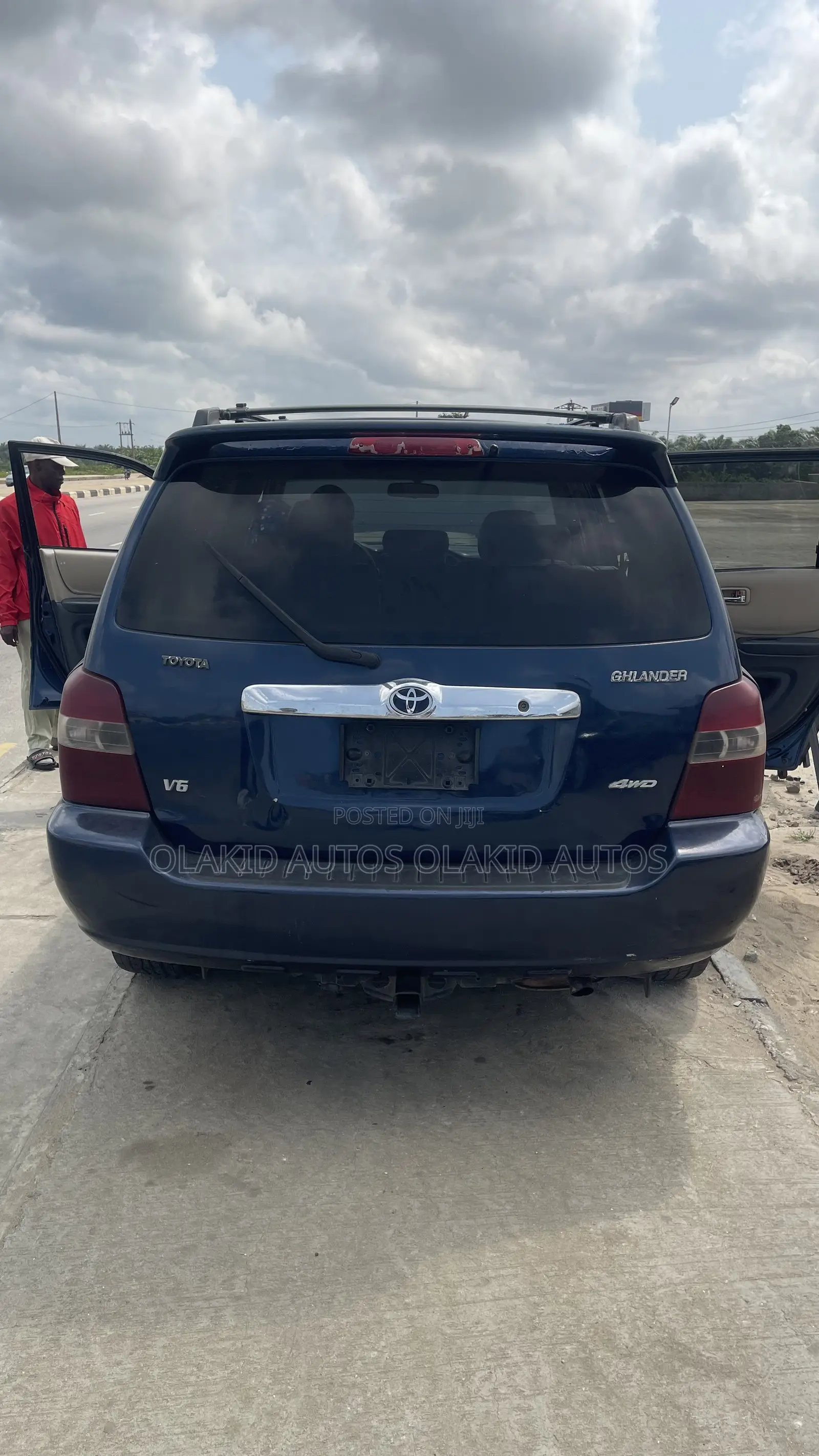 Toyota Highlander V6 AWD 2004 Blue