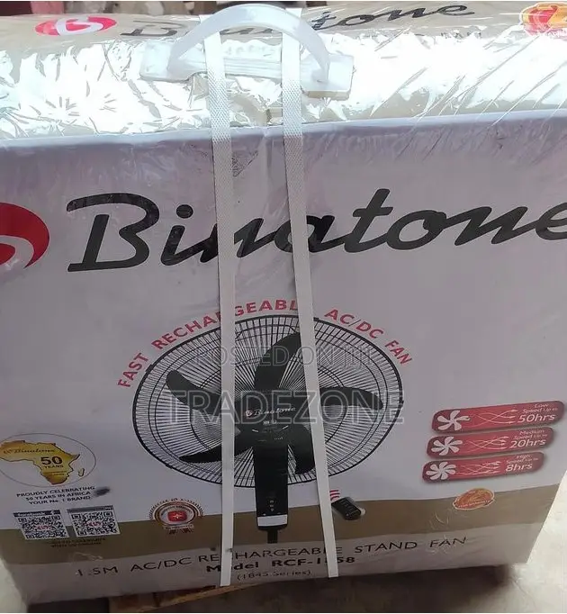 Binatone 18 Inches Rechargeable Fan With Remote Control | RCF-1858