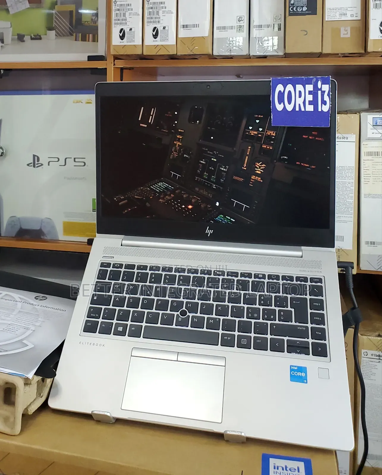 New Laptop HP EliteBook 840r G4 16GB Intel Core i3 SSD 256GB
