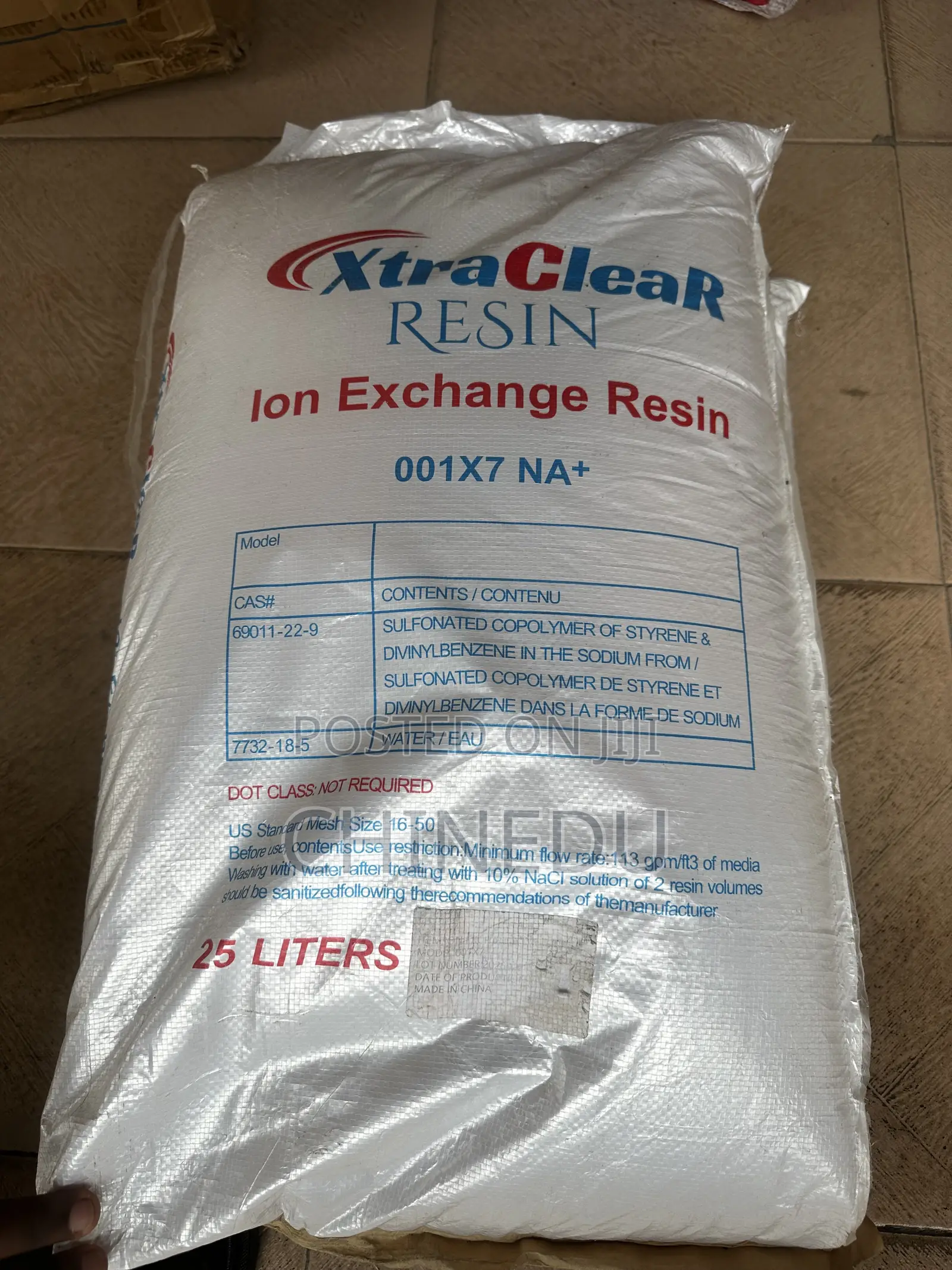 XtraClear Ion Exchange Resin - Model 001X7 NA+ - 25 Liters Bag