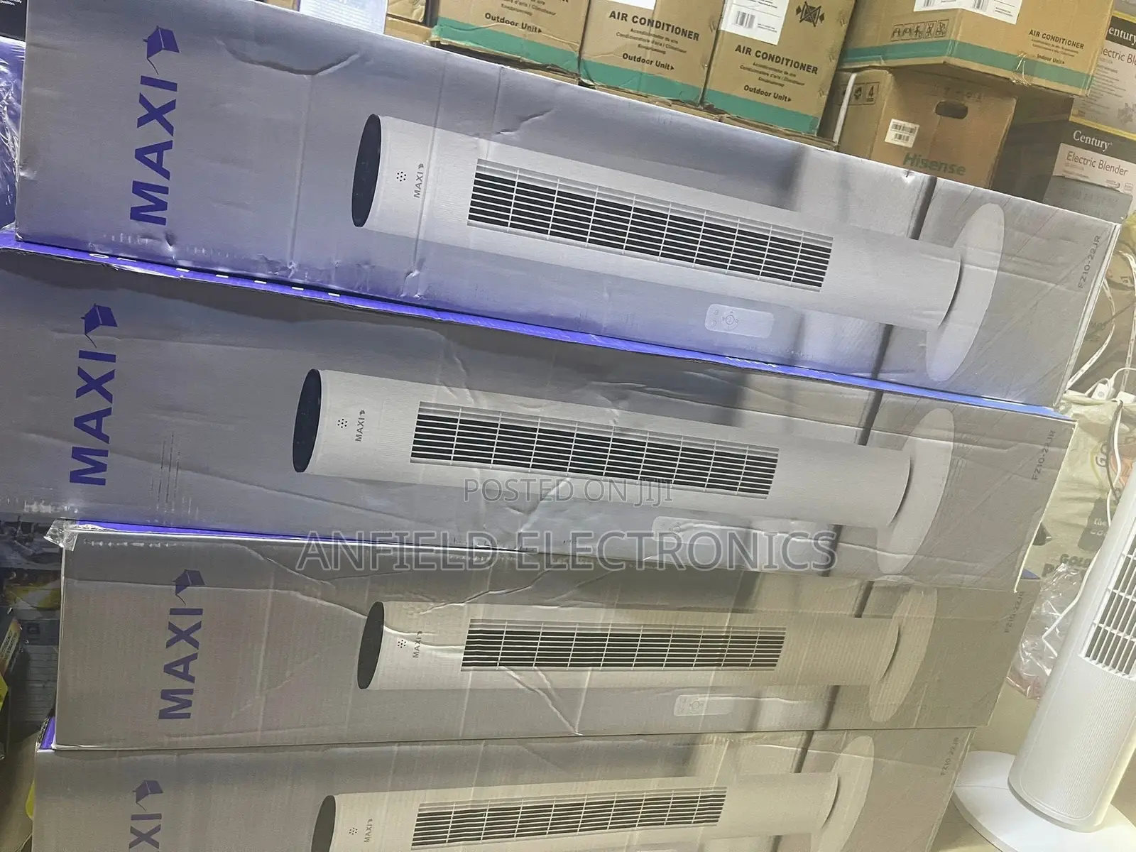 Maxi White 40 Inches Oscillating Tower Fan