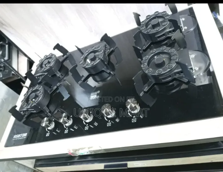 86cm Ashton Kitchen Fliped Up 5 Gas Burner