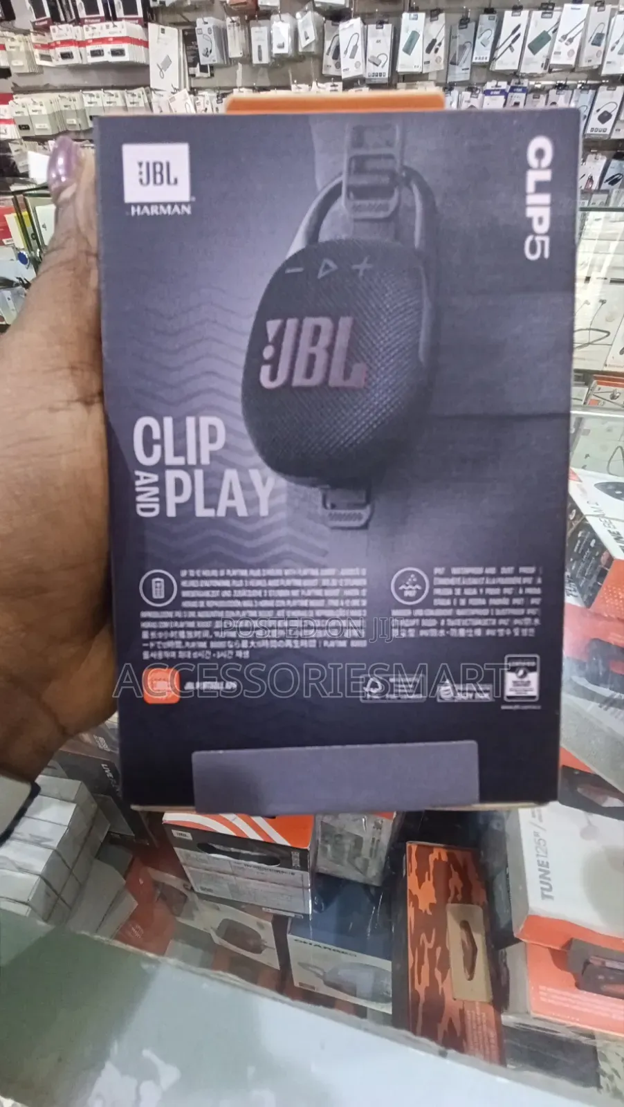 JBL Clip 5 Portable Bluetooth Speaker