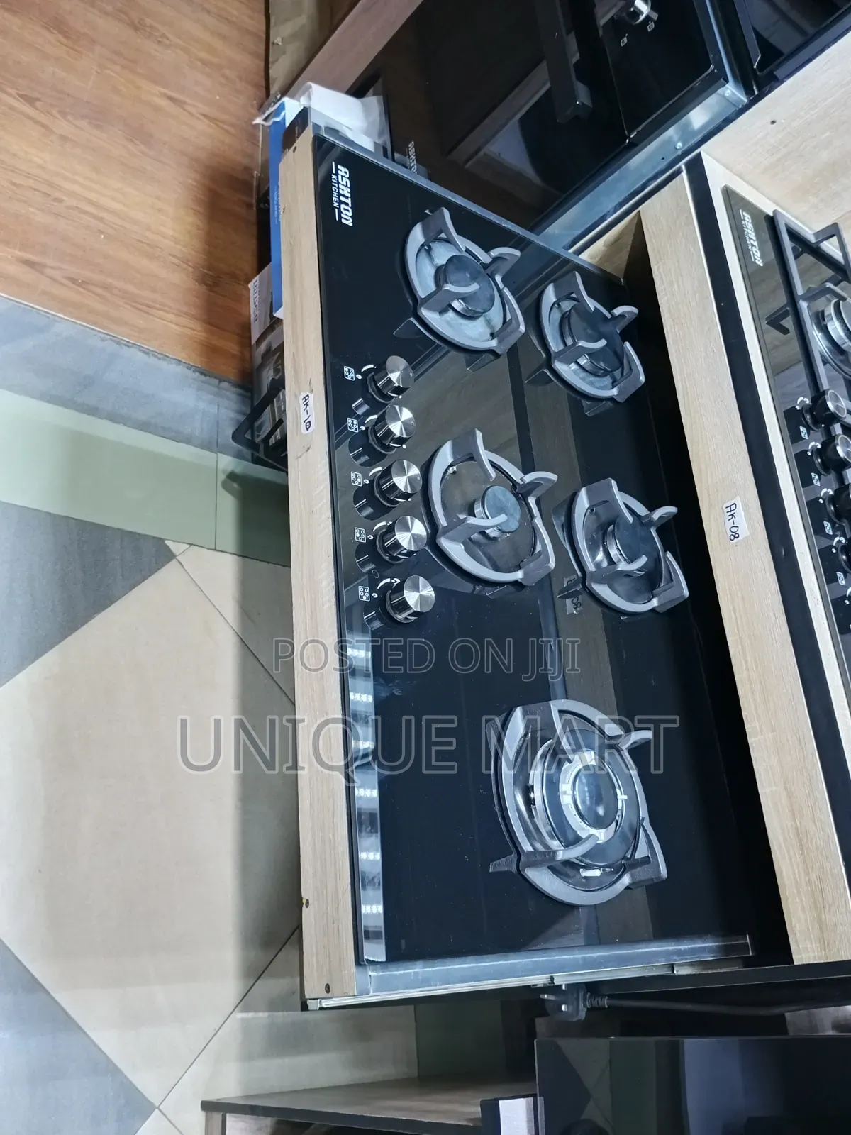 90cm Original High Quality Built-in 5 Burners Flip Ups Gas Cooker