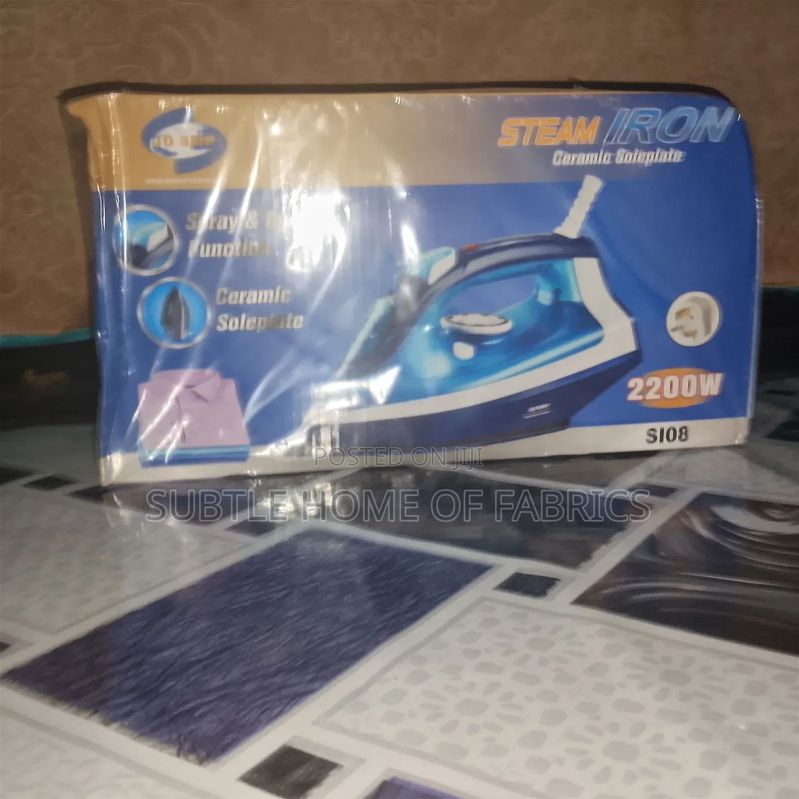 JD SMP 2200W Steam Iron With Ceramic Soleplate – Fast Easy Ironing