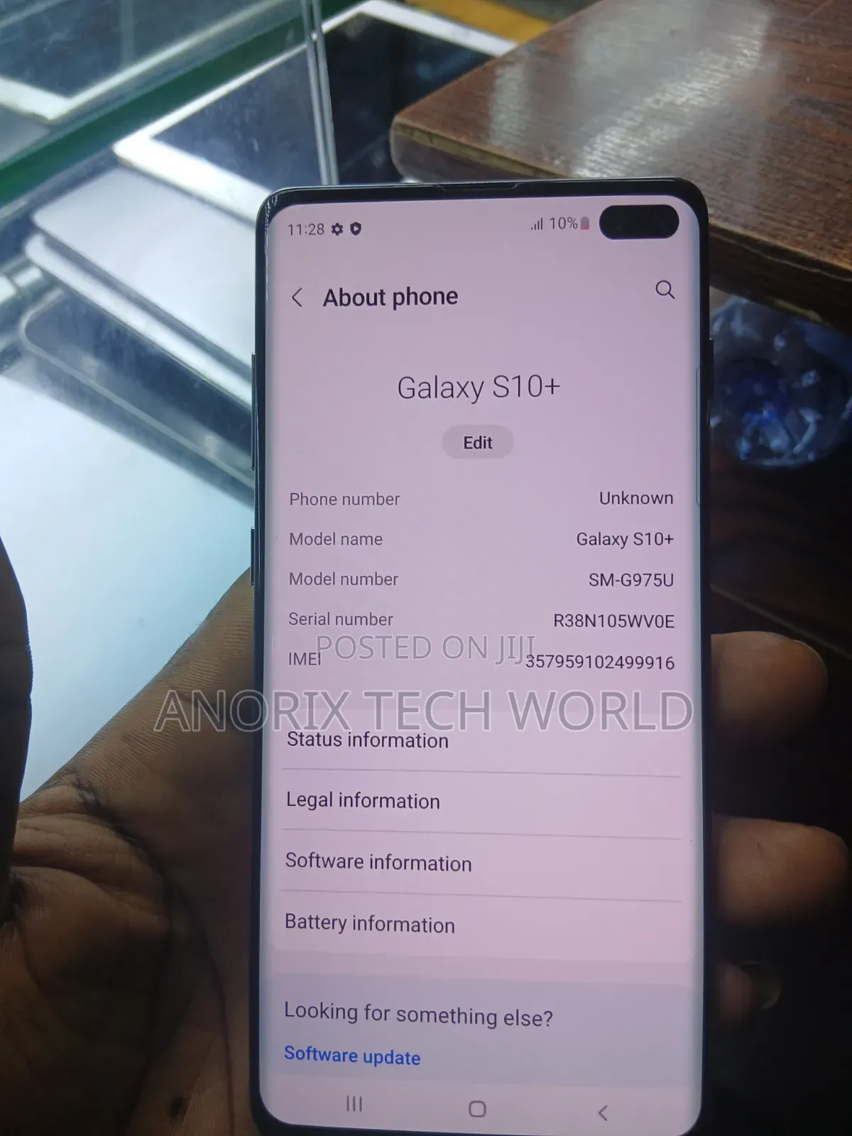 Samsung Galaxy S10 Plus 128 GB Black
