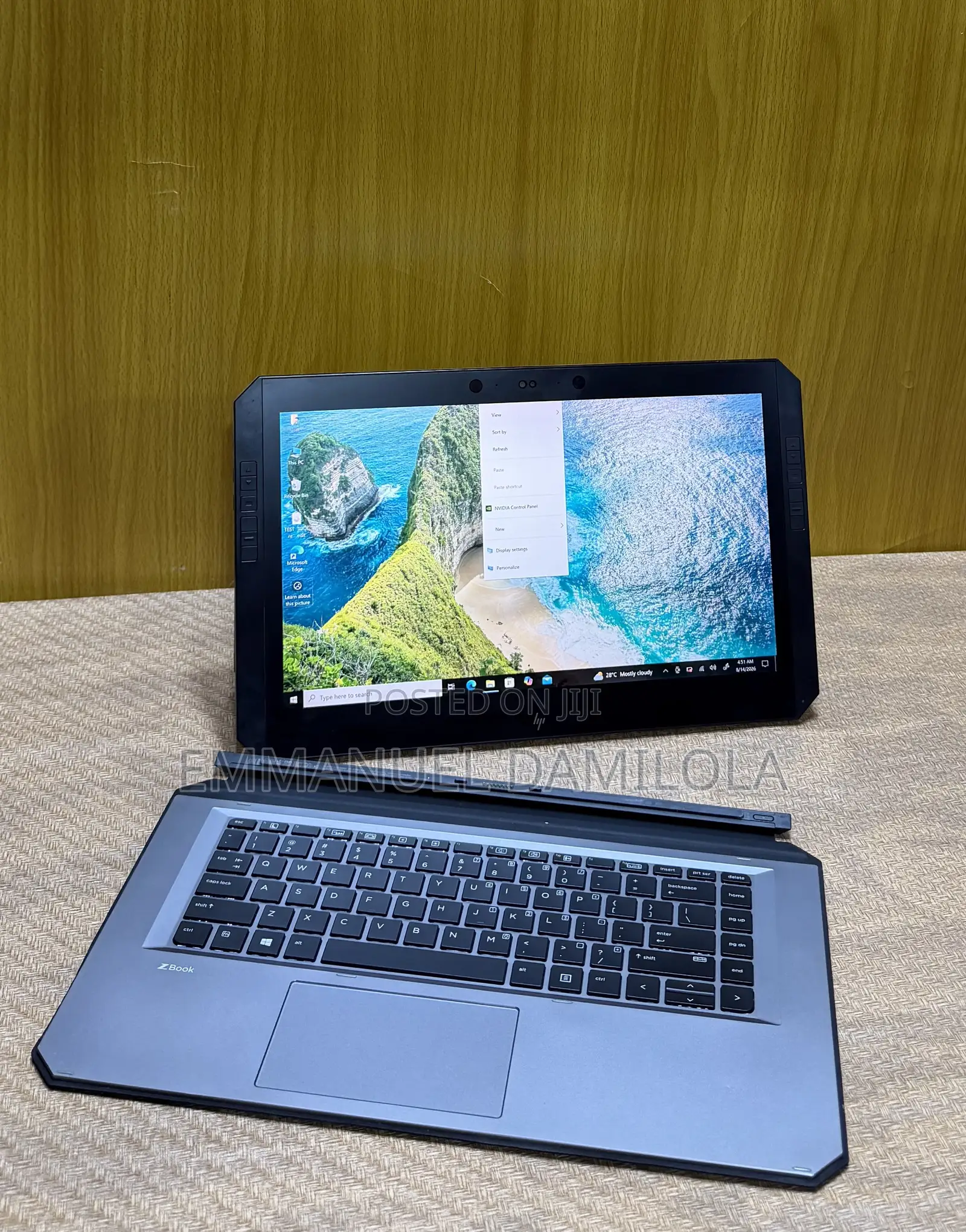 Laptop HP ZBook X2 G4 16GB Intel Core i7 SSD 256GB