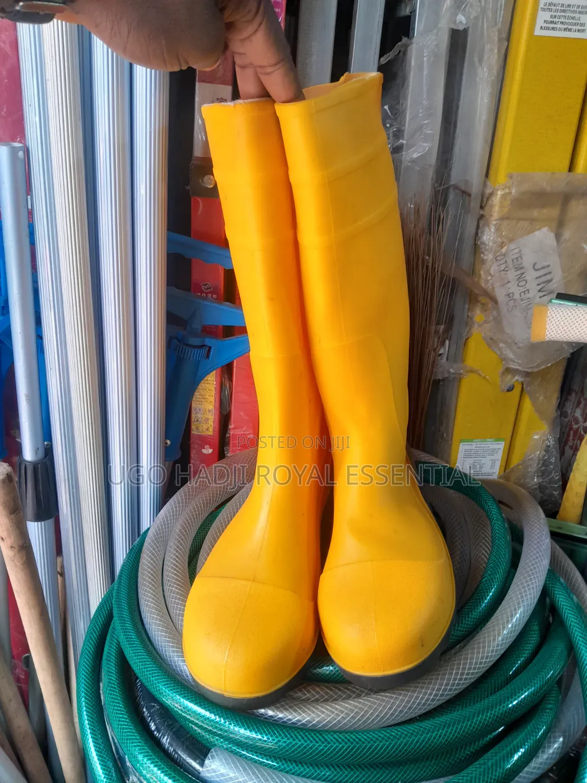 High-Quality Heavy Duty Yellow Safety Rain Boots