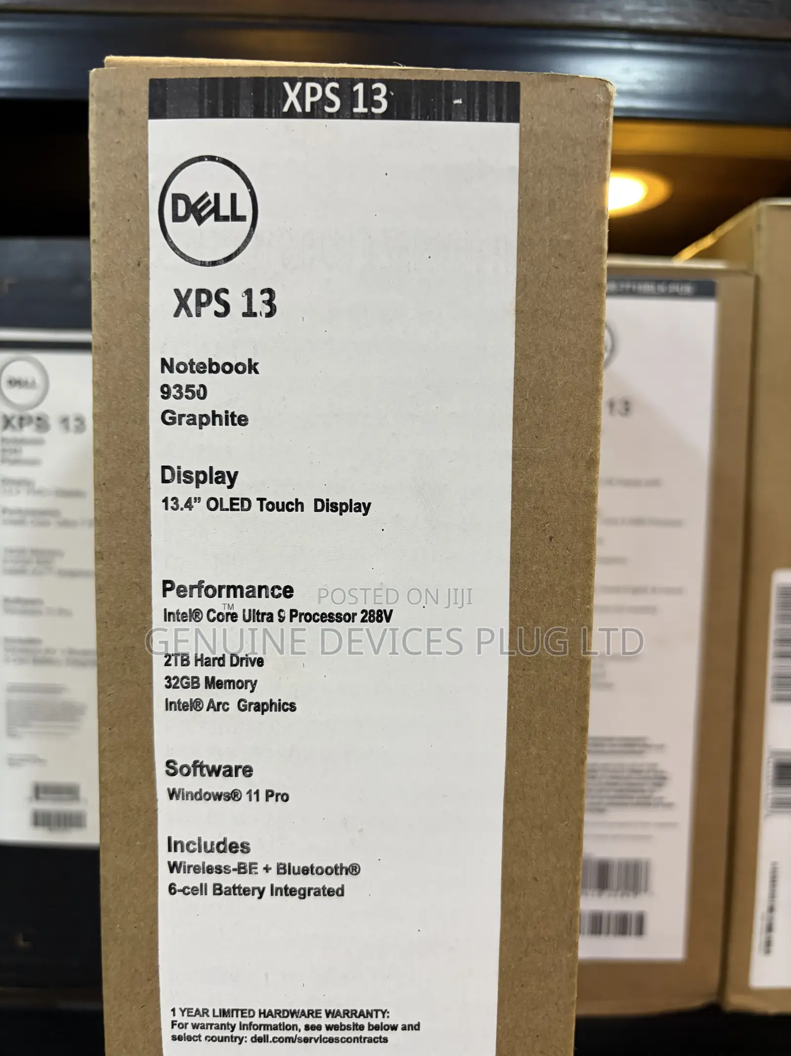 New Laptop Dell XPS 13 9350 32GB Intel Core Ultra 9 SSD 2T