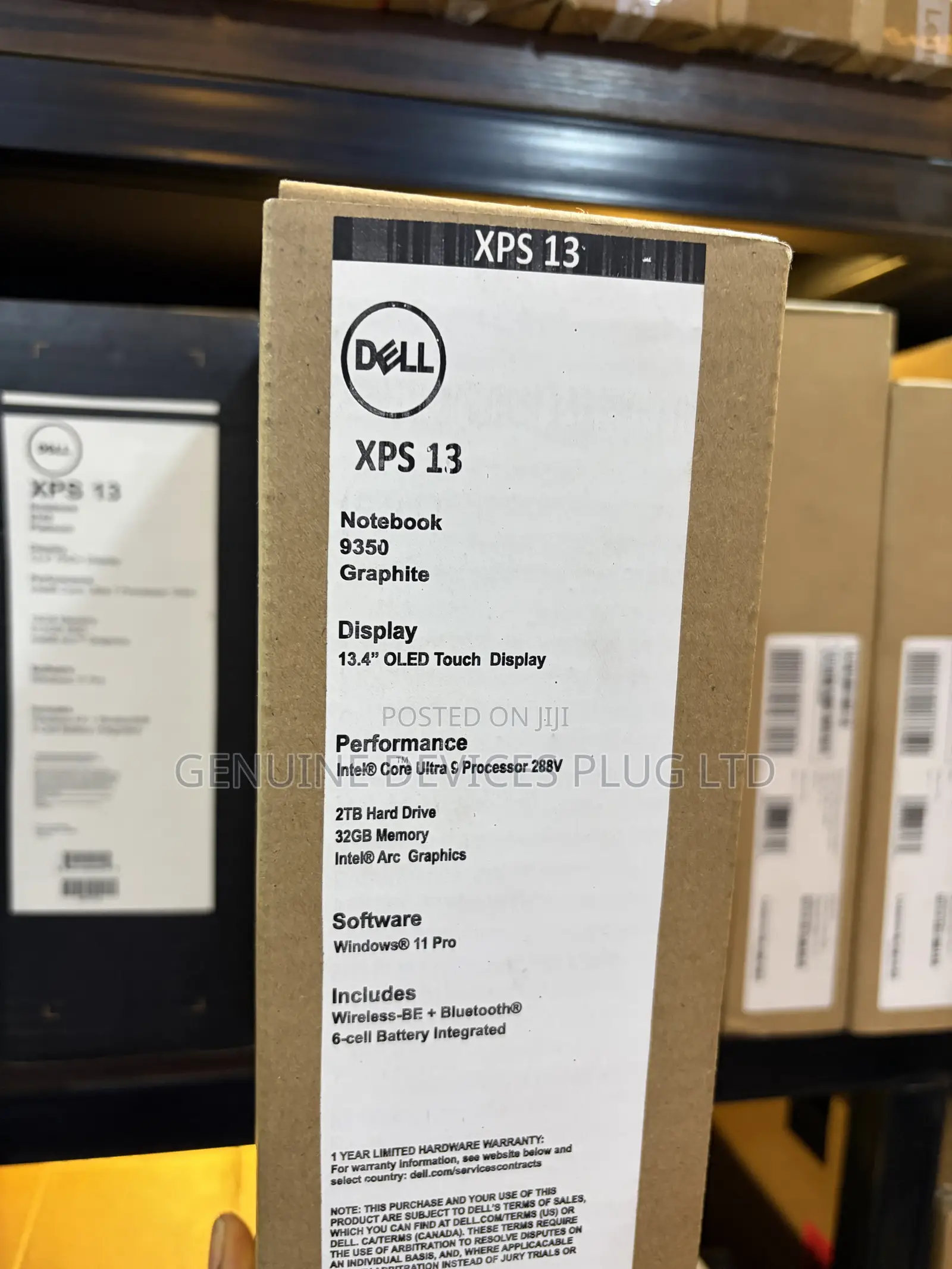 New Laptop Dell XPS 13 9350 32GB Intel Core Ultra 9 SSD 2T