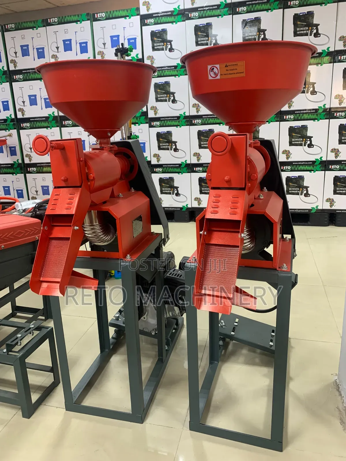Reto Single Rice Mill Machine With 6.5hp Gasoline Engine