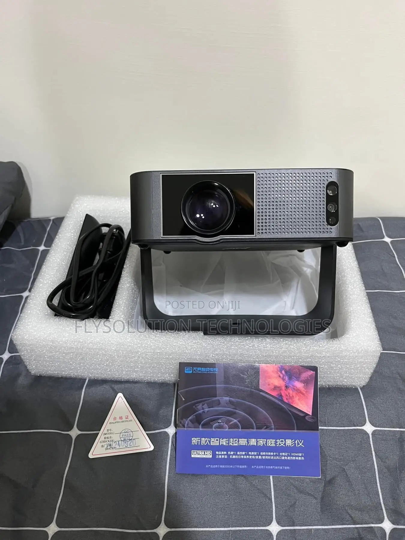 Owlenz Android Smart 2800 Lumen HD WiFi Bluetooth Projector