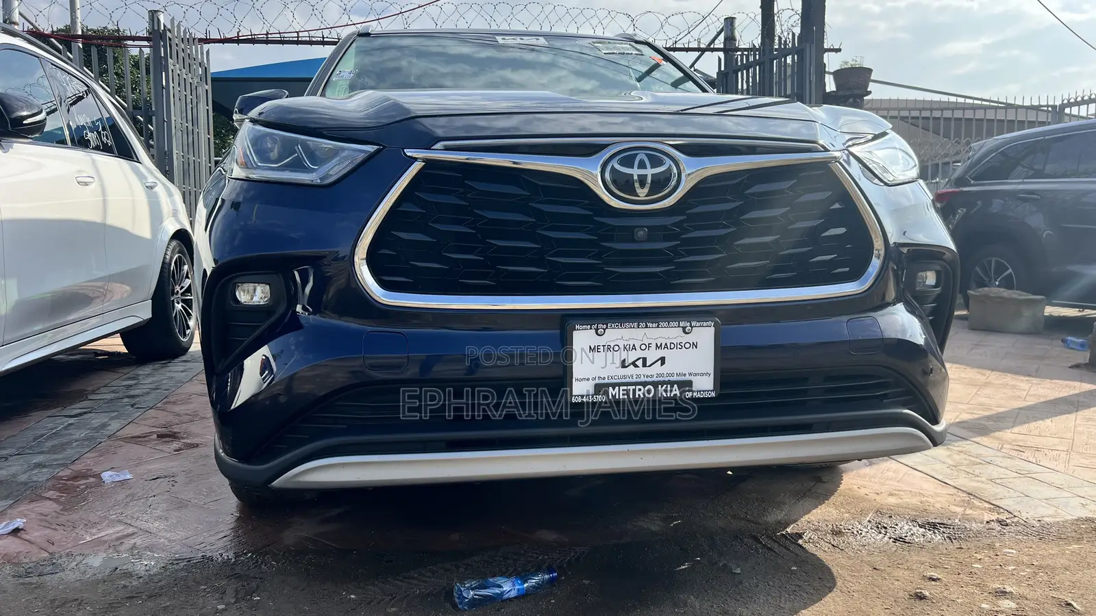 Toyota Highlander Platinum AWD 2020 Blue