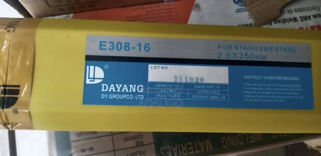 2.5 X350mm E380-16 Dayang Stainless Steel
