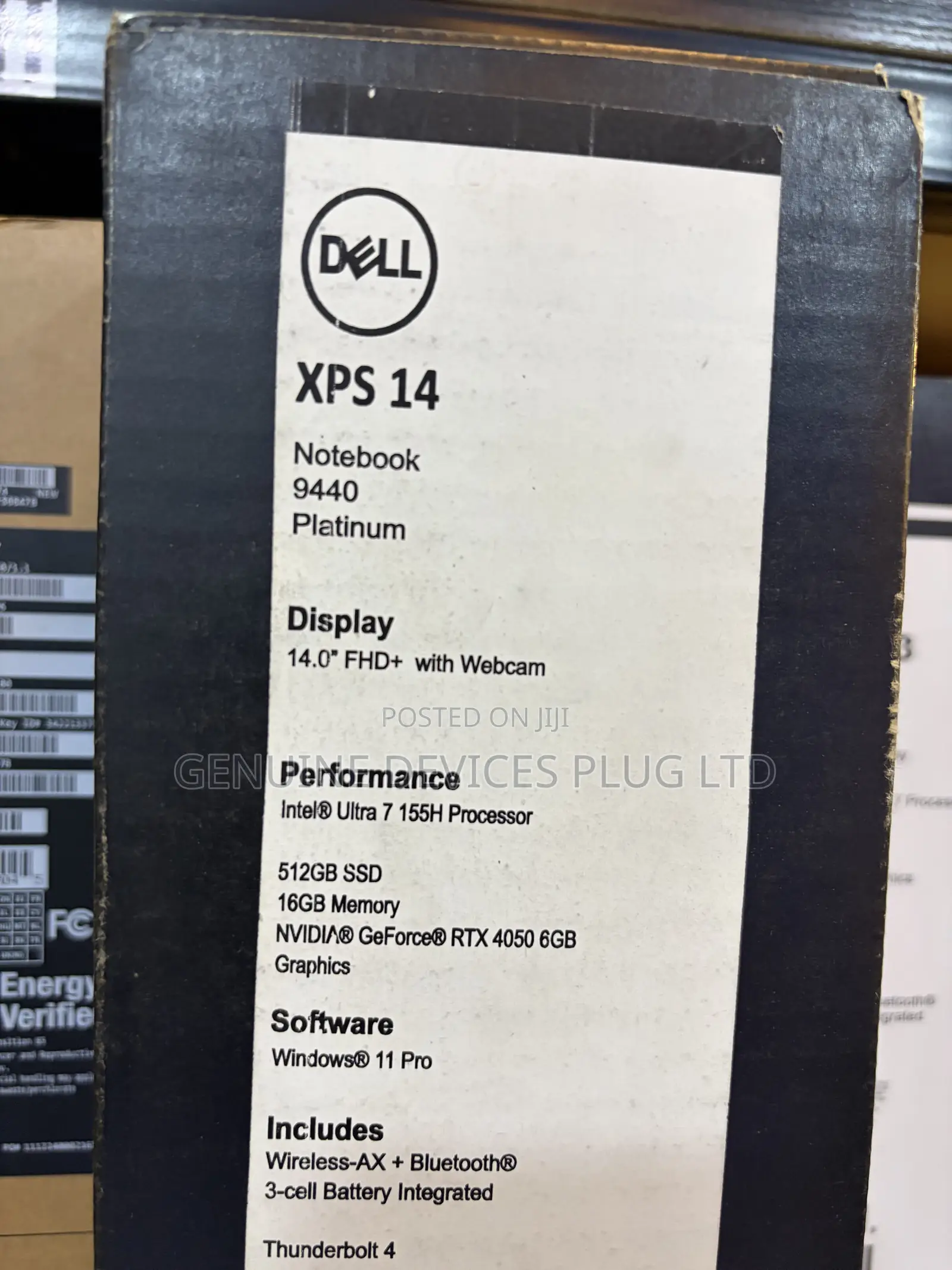 New Laptop Dell XPS 14 9440 16GB Intel Core Ultra 7 SSD 512GB