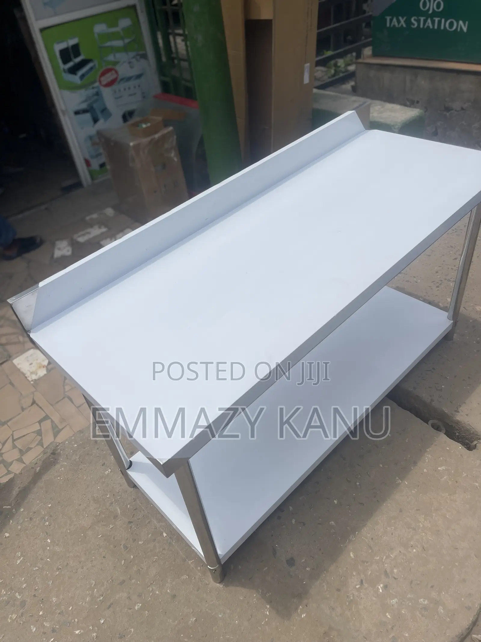 5ft Stainless Table With Back