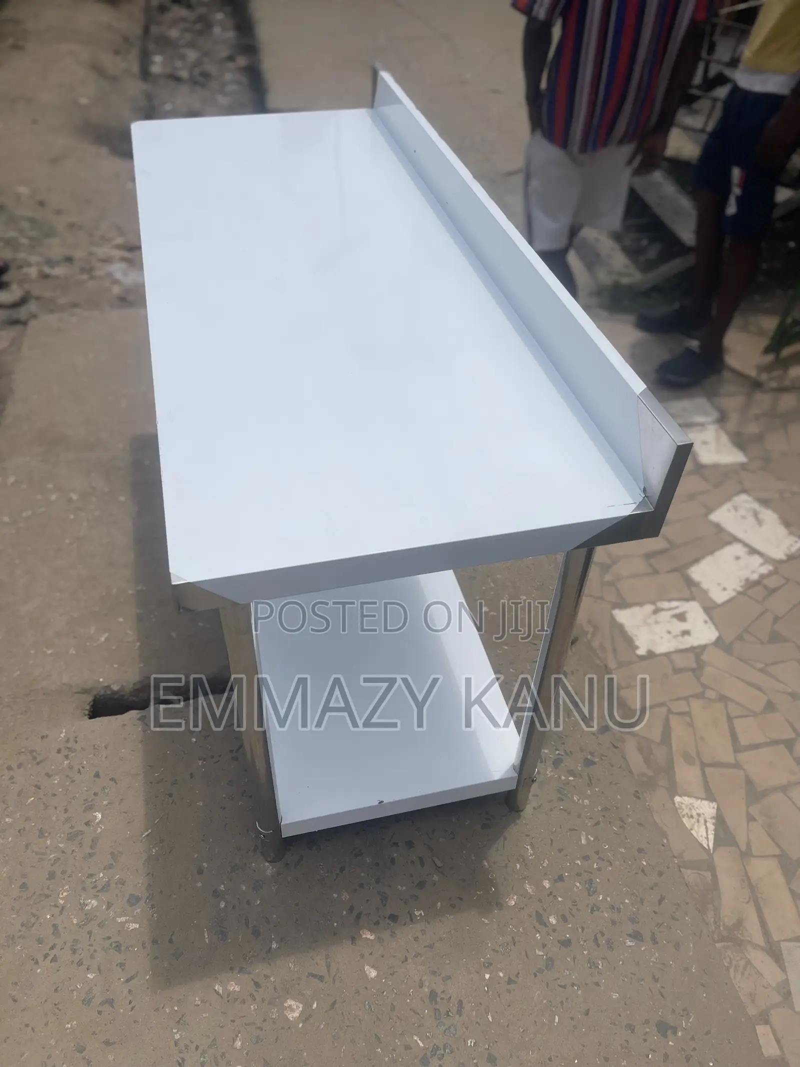 5ft Stainless Table With Back