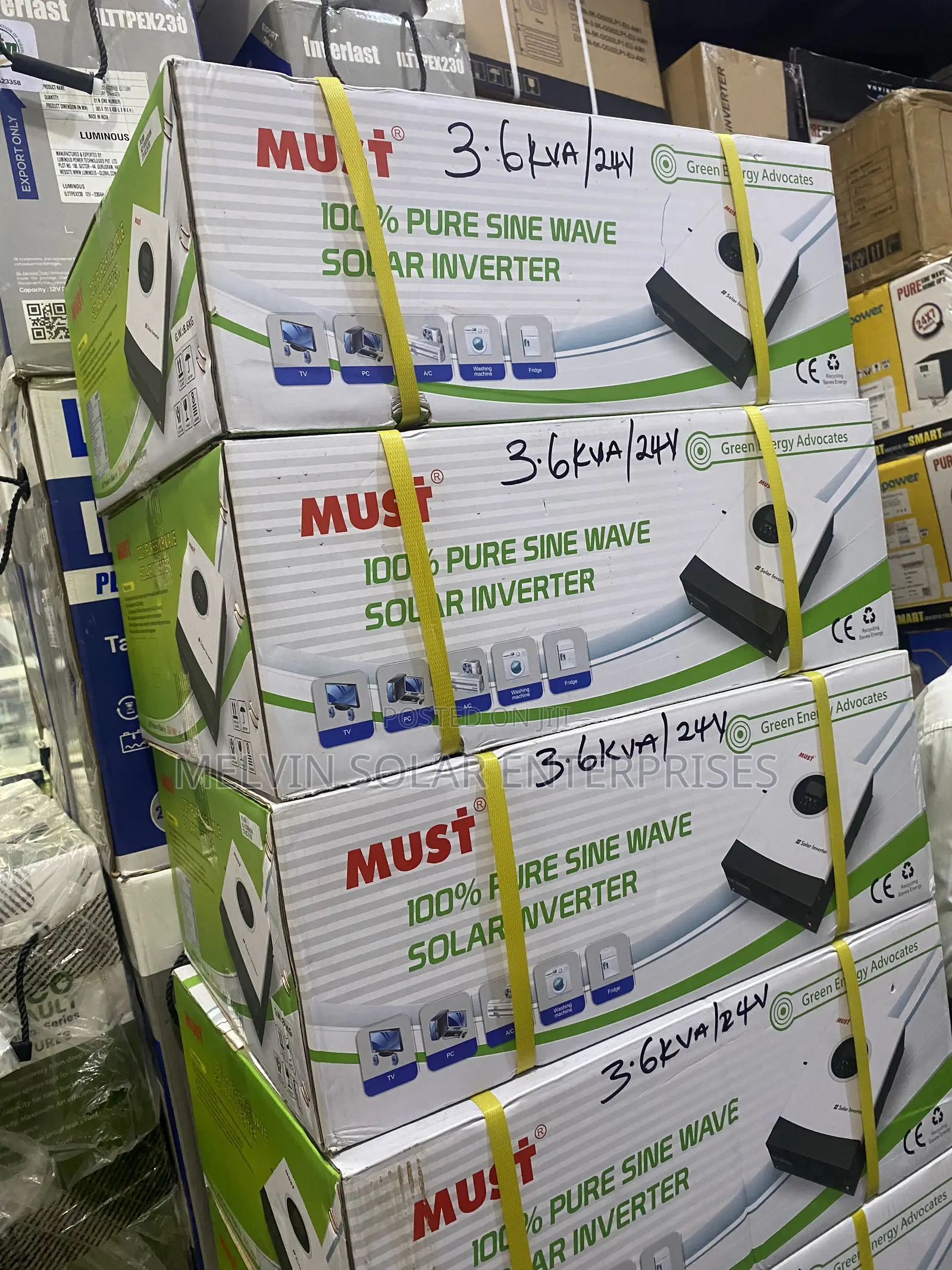3.6kva 24v MUST HYBRID Pure Sine Wave Inverter Available Now in Store