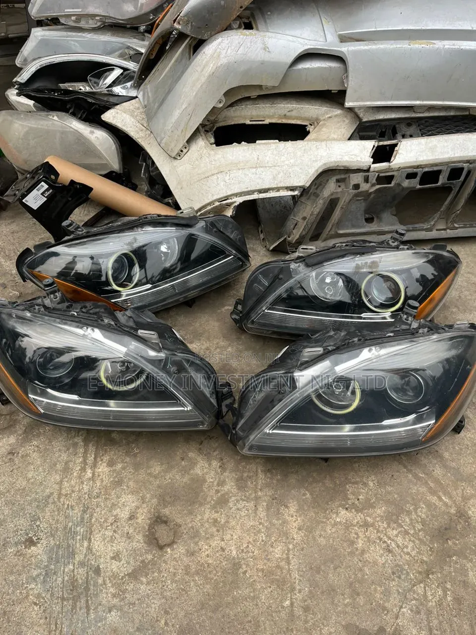 Mercedes Benz GLE Light and Bumper