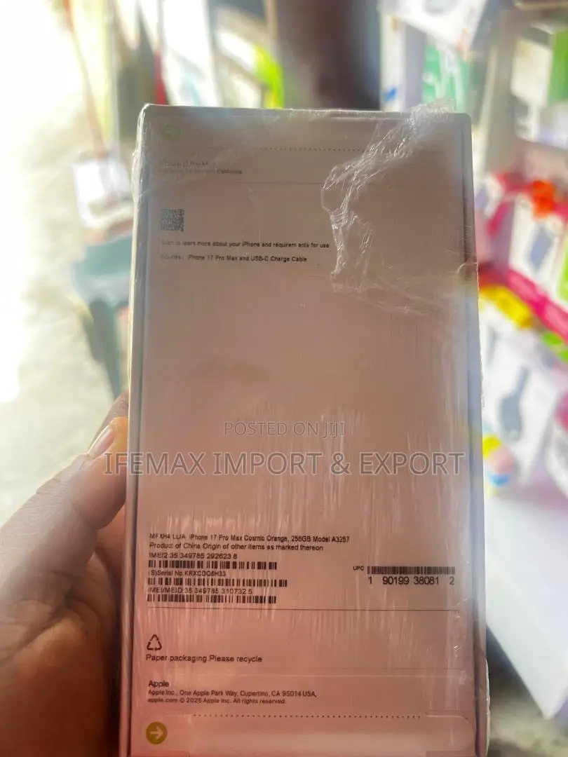 New Apple iPhone 17 Pro Max 256 GB Orange