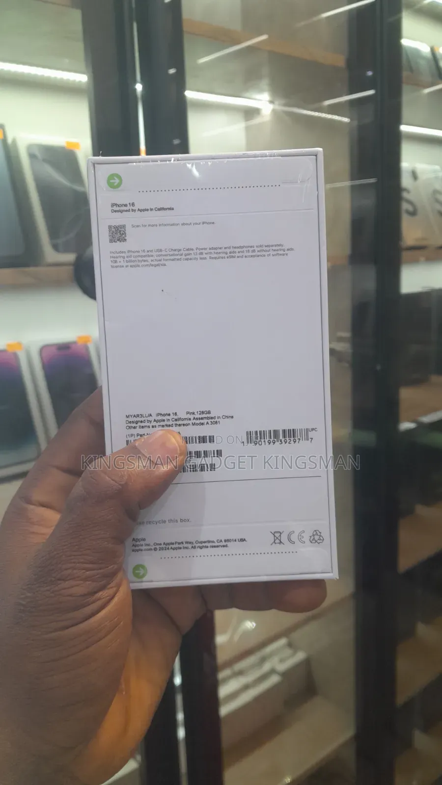 New Apple iPhone 16 128 GB Pink