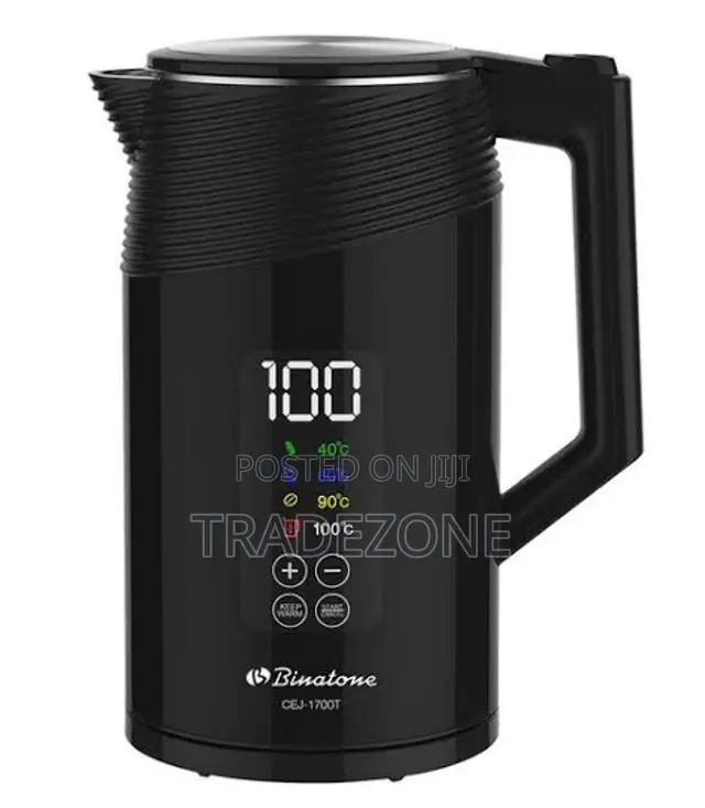 Binatone 1.7 Liters Electric Kettle With Digital Display | CEJ-1700T