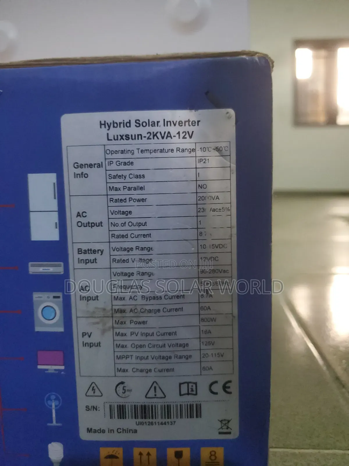 Luxsun 2kVA 12V Hybrid Inverter