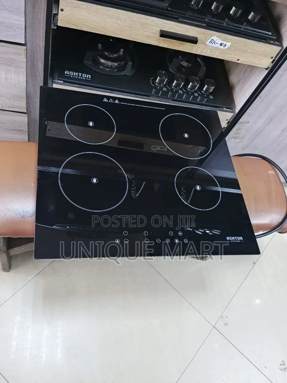 59cm Digital Ashton Kitchen Built-in 4 Burner Electric
