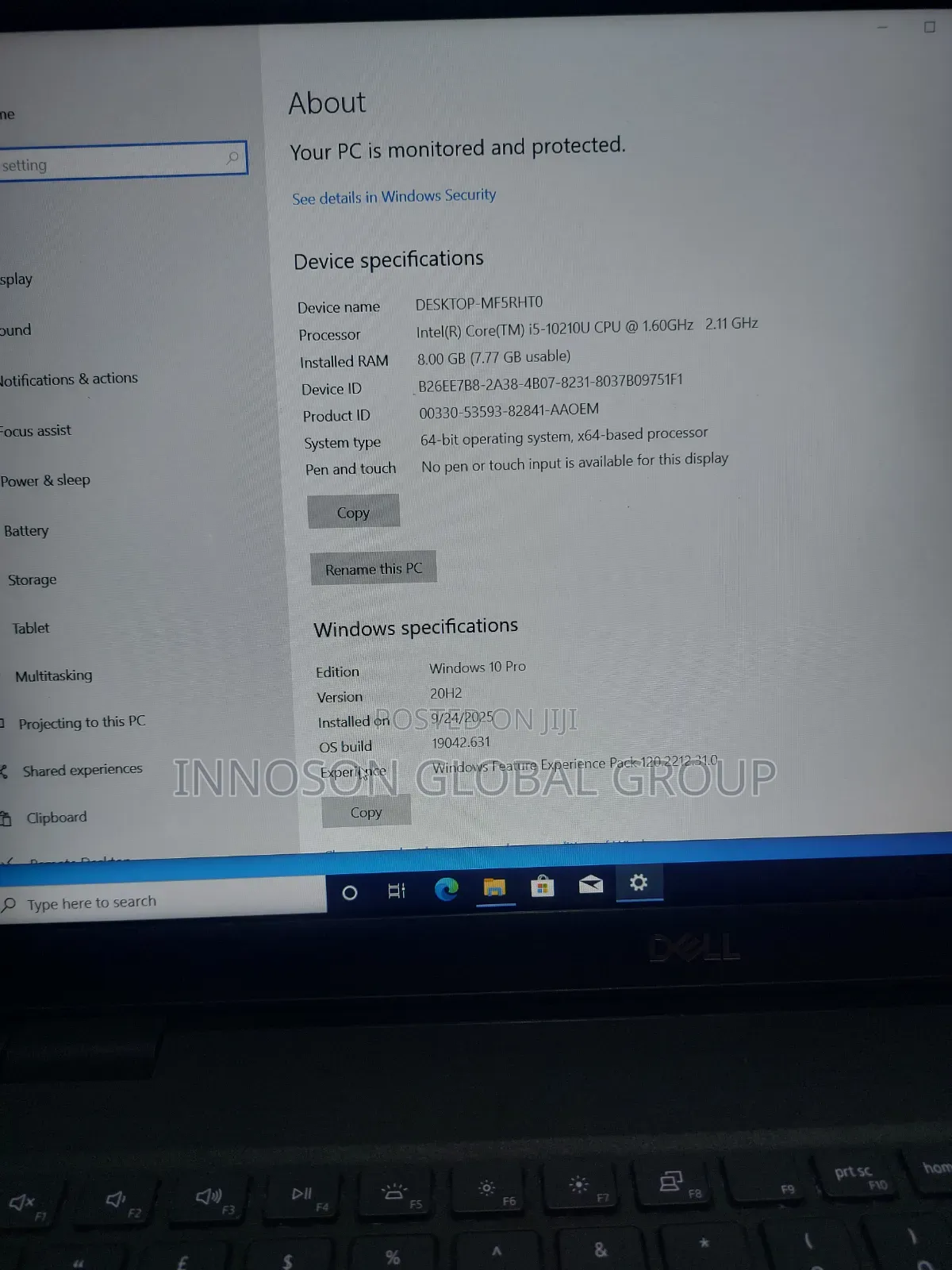 Laptop Dell Latitude 3510 8GB Intel Core i5 SSD 256GB