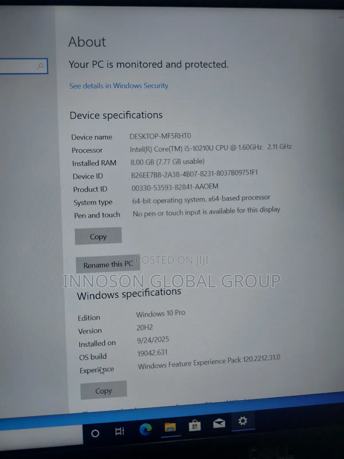 Laptop Dell Latitude 3510 8GB Intel Core i5 SSD 256GB