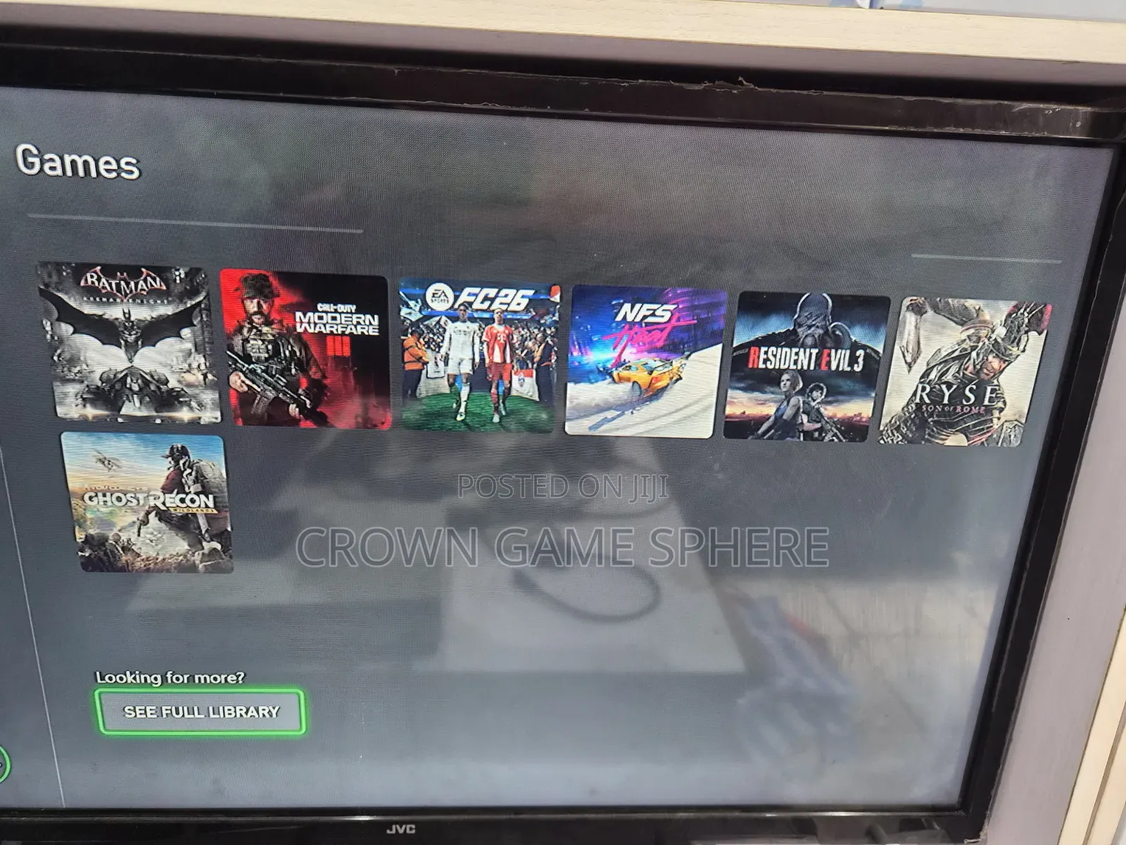 Sharp Xbox One S 500GB With a Pad and 7 Games as Aeen