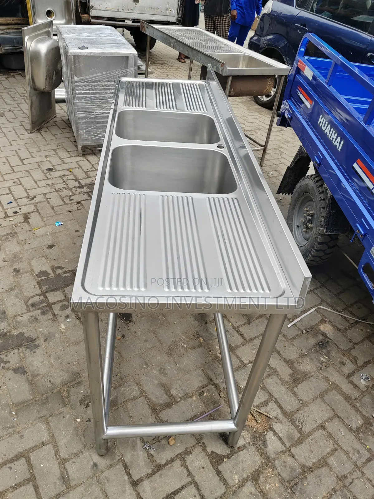 304 Stainless Steel , 2mm Thickness Steel.
