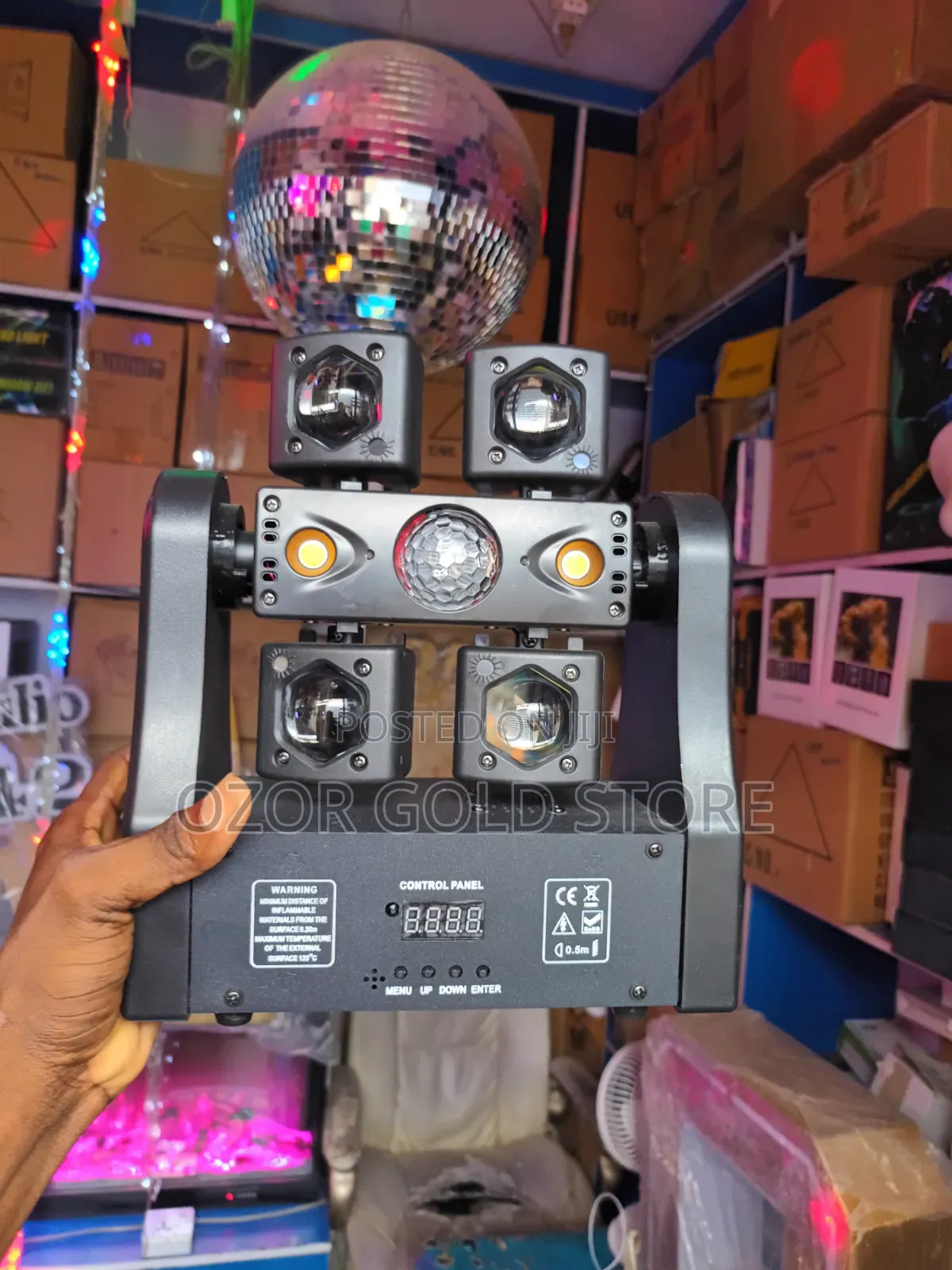 5 Eye Bee Lights With Laser and Strobe Display