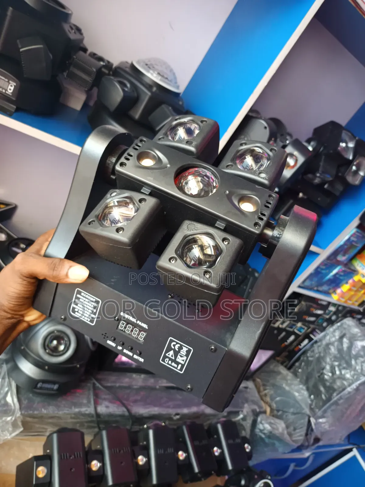 5 Eye Bee Lights With Laser and Strobe Display