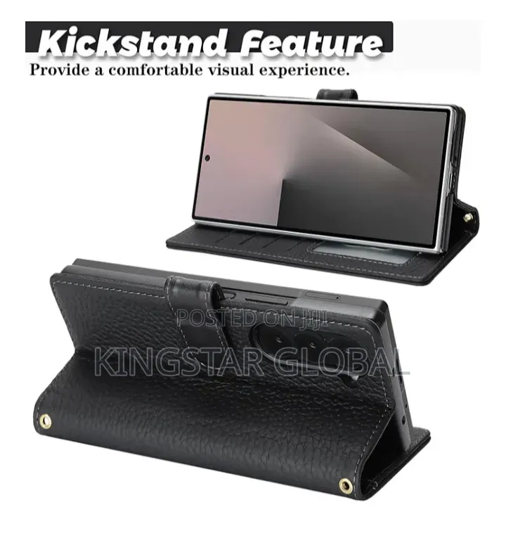 Leather Case for Samsung Galaxy Z Fold 6