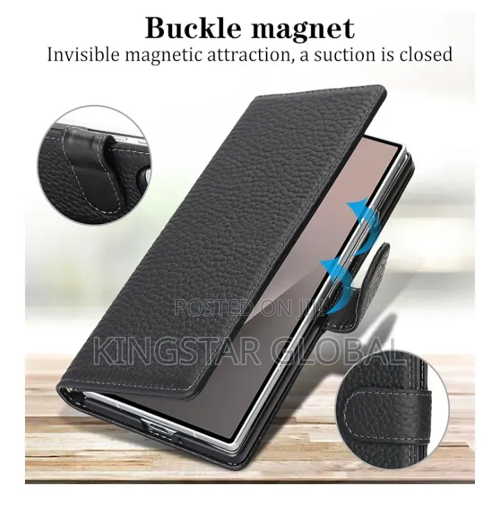 Leather Case for Samsung Galaxy Z Fold 6