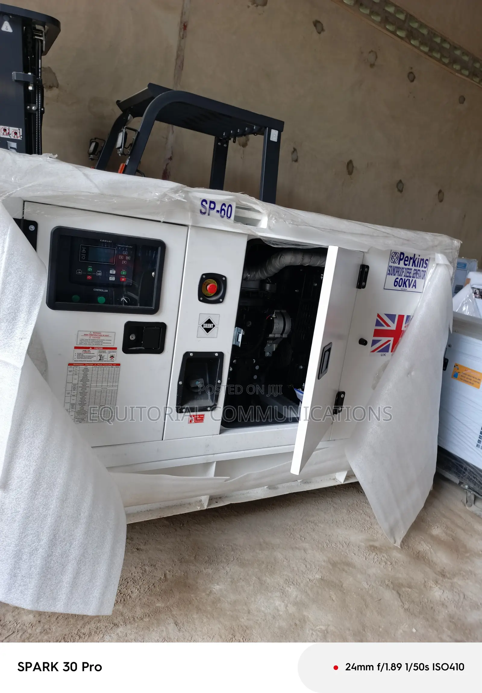 Perkins 60kVA Silent Diesel Generator