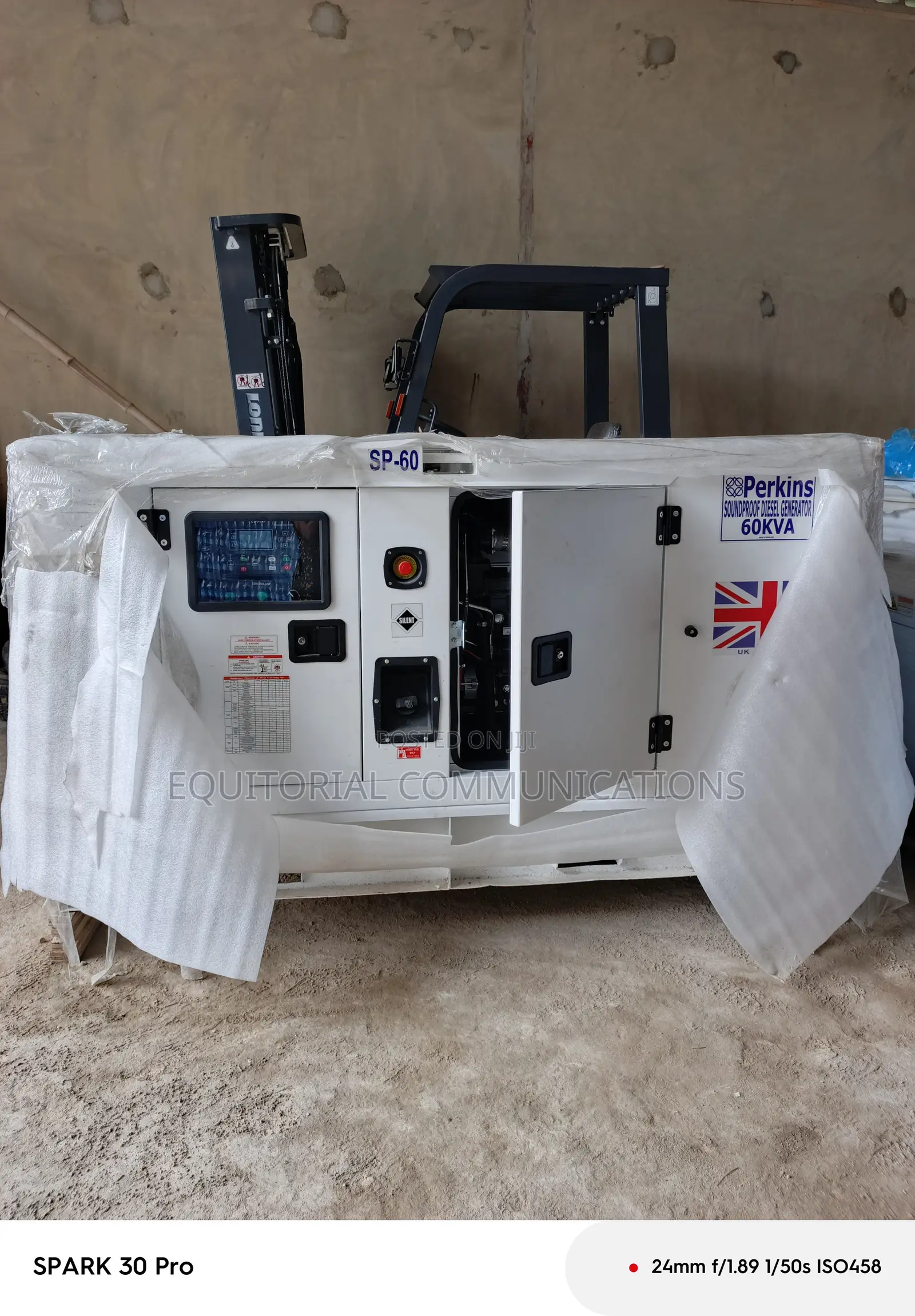 Perkins 60kVA Silent Diesel Generator