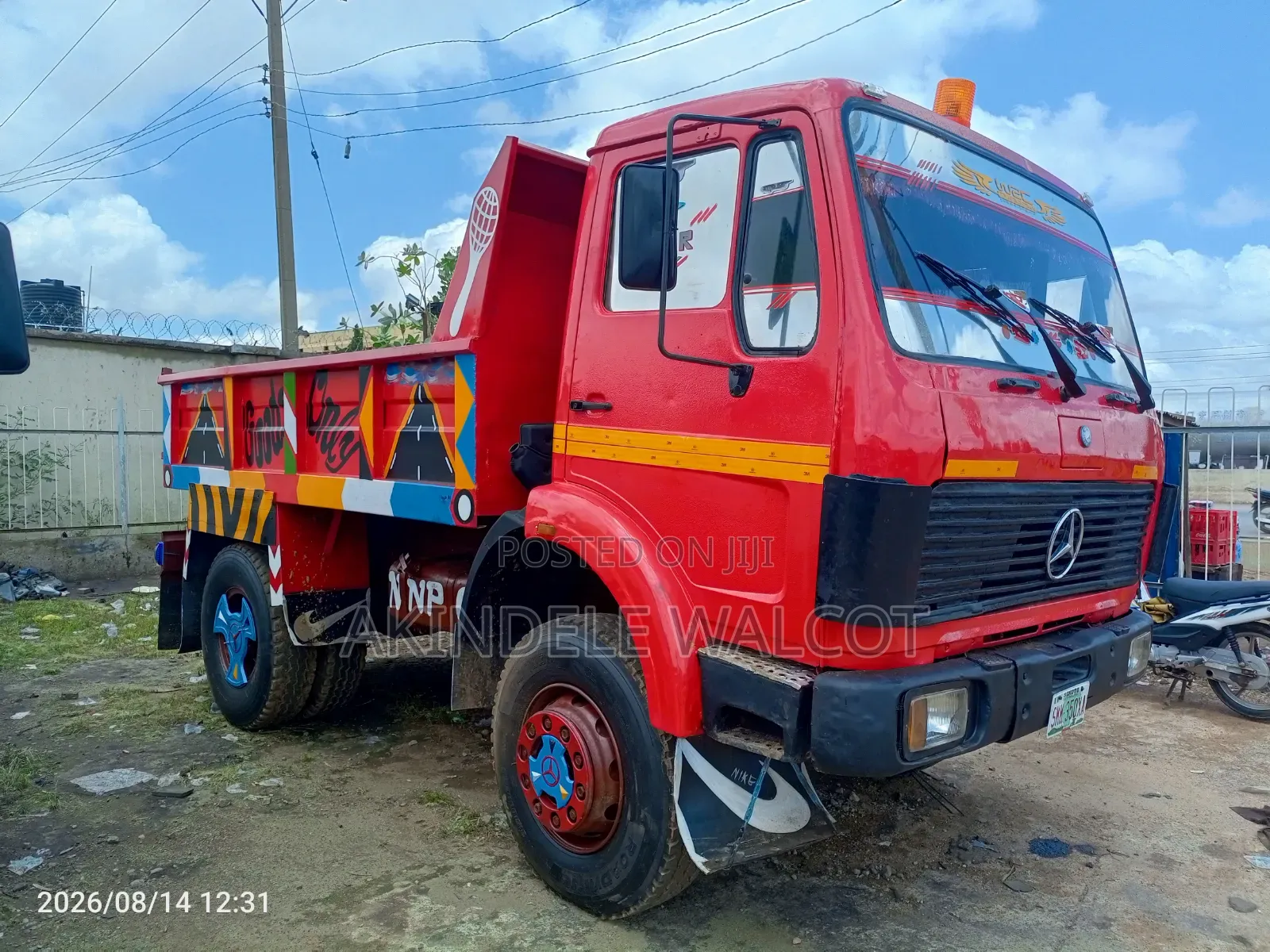 Flat Head Tipping Truck