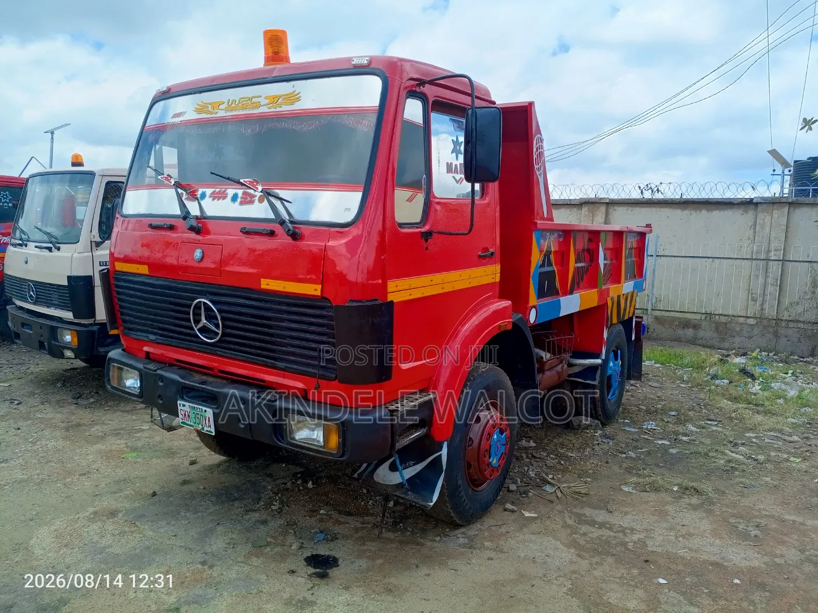 Flat Head Tipping Truck