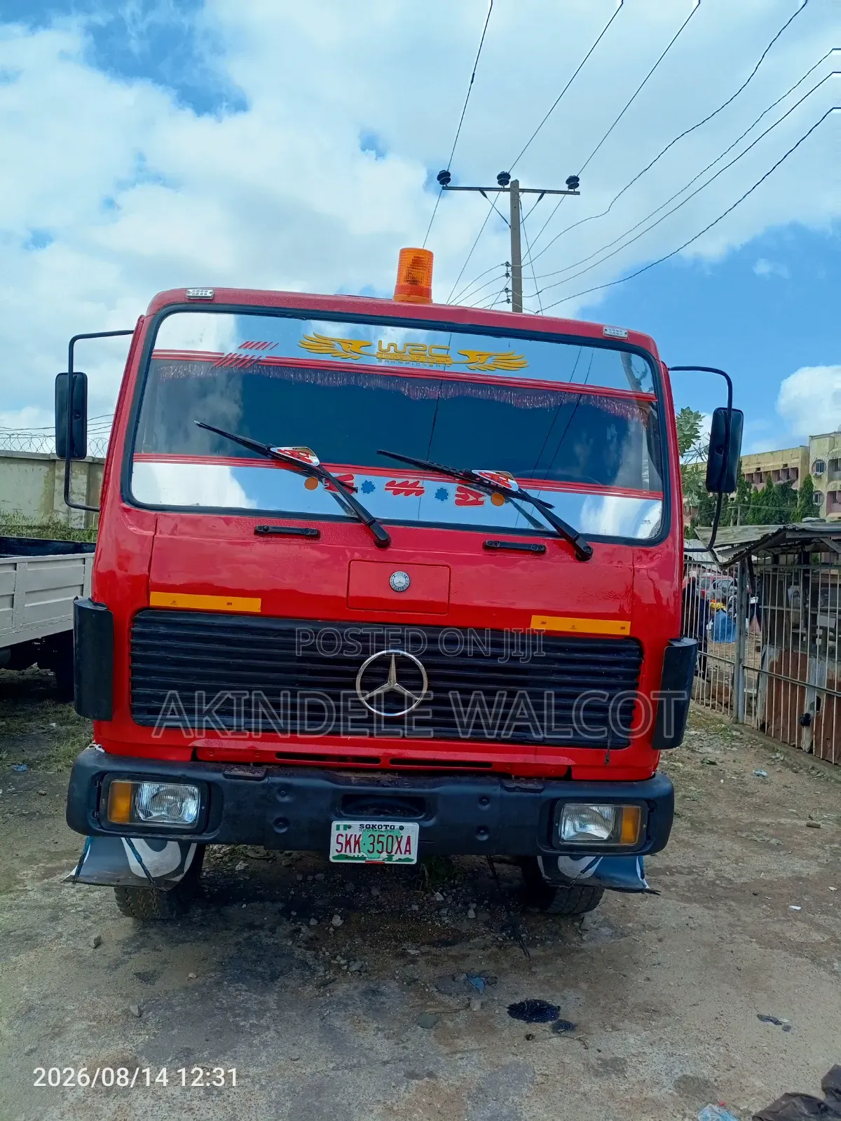 Flat Head Tipping Truck