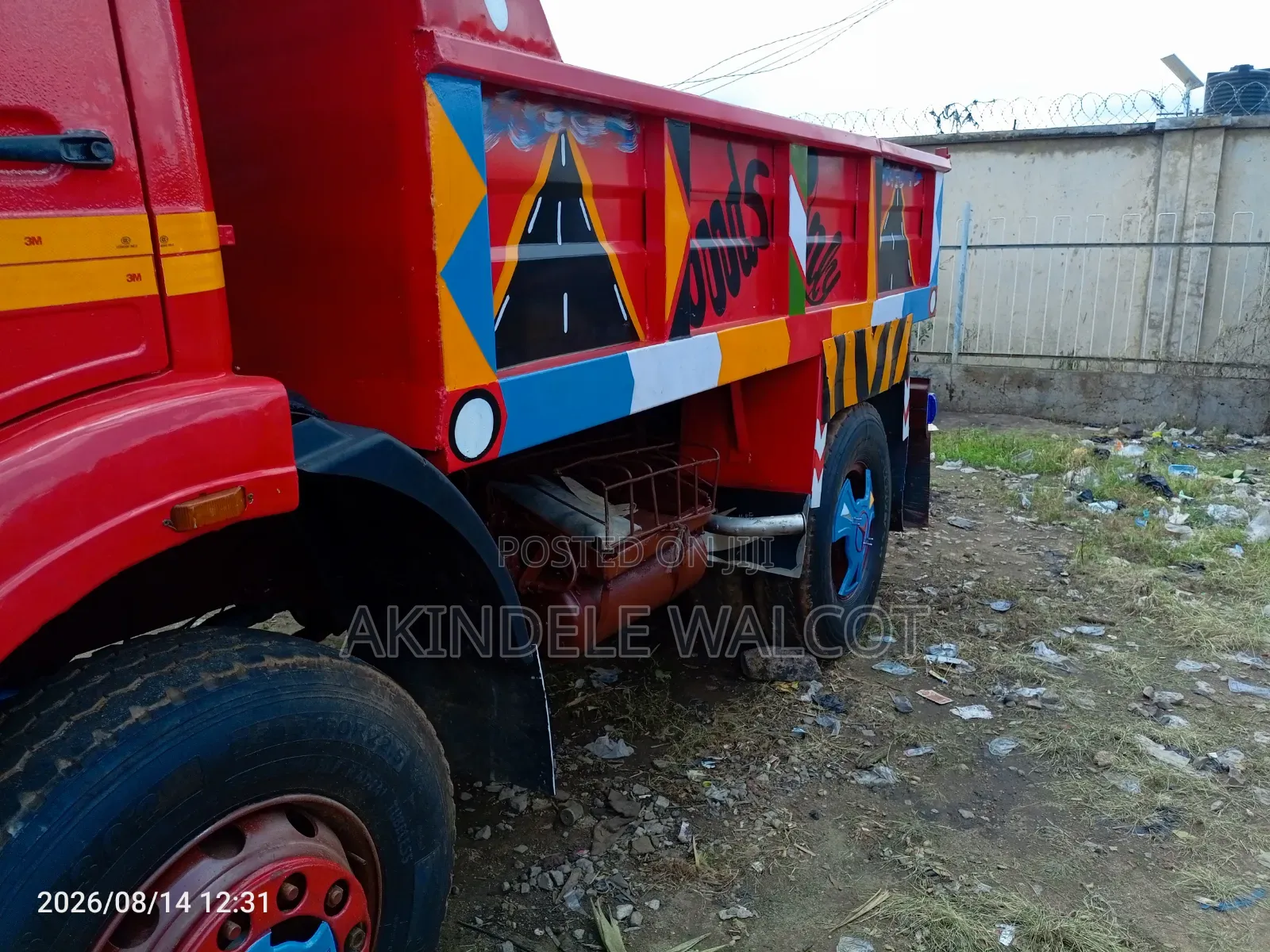 Flat Head Tipping Truck