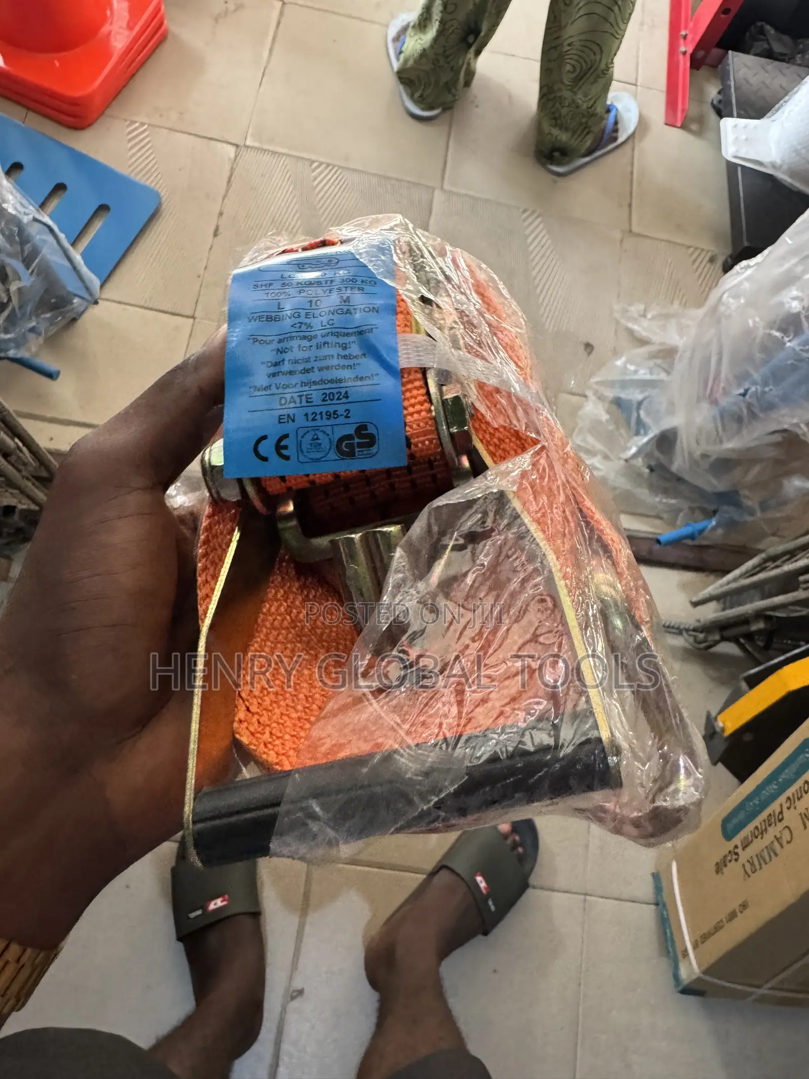 5ton X 10m Cargo Strap Safety Belt