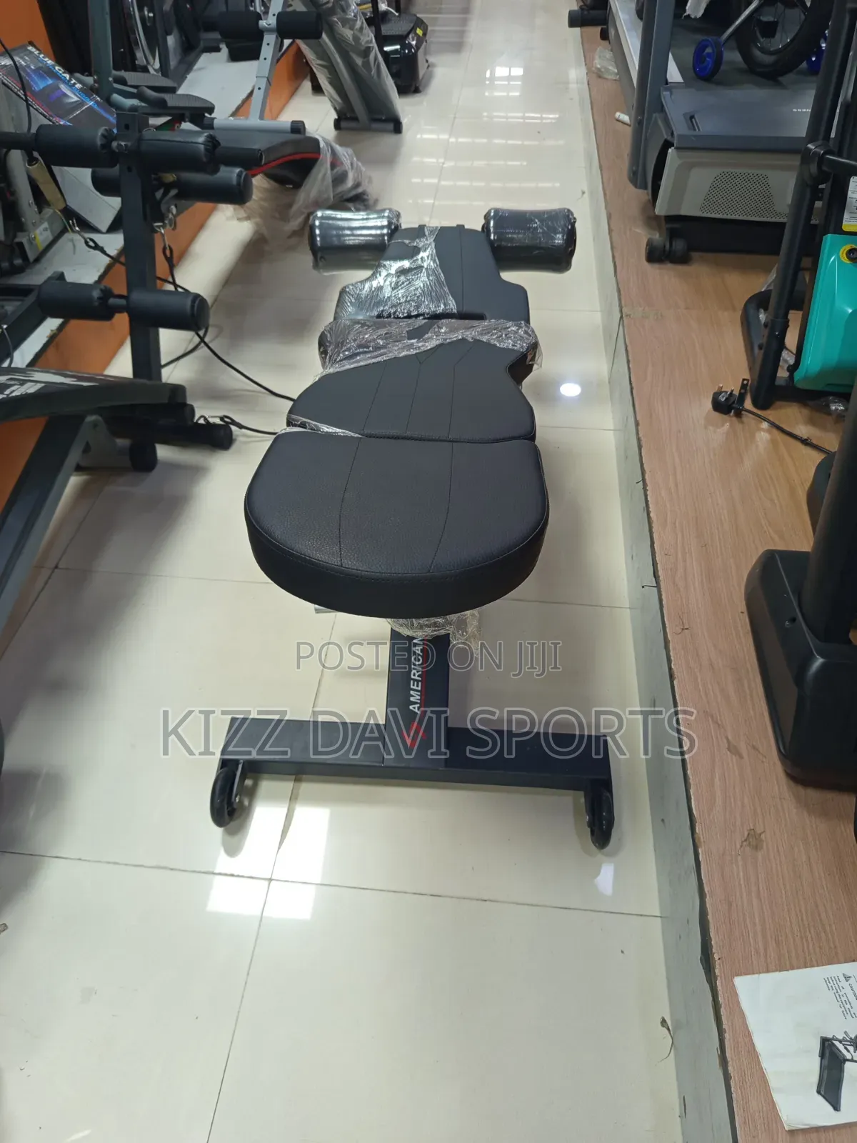 American Fitness Commercial Adjustable Sit-Up Abdominal Bench