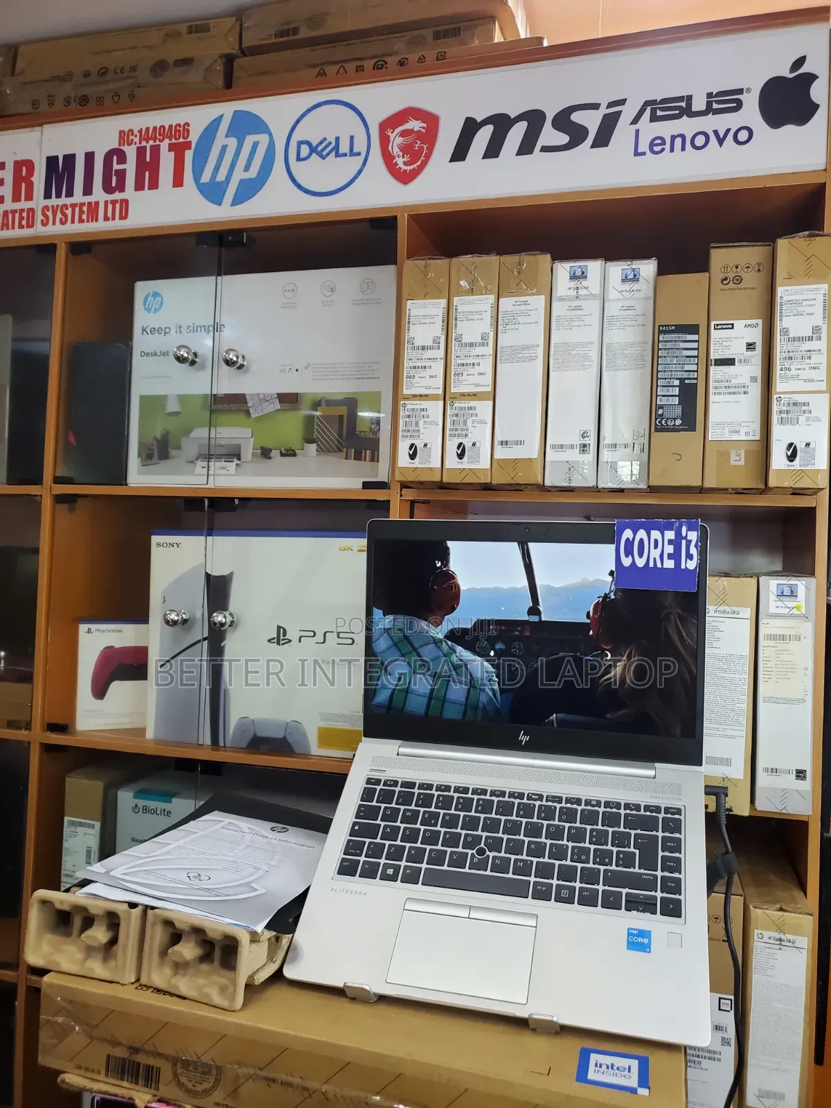 New Laptop HP EliteBook 840r G4 4GB Intel Core i3 SSD 256GB