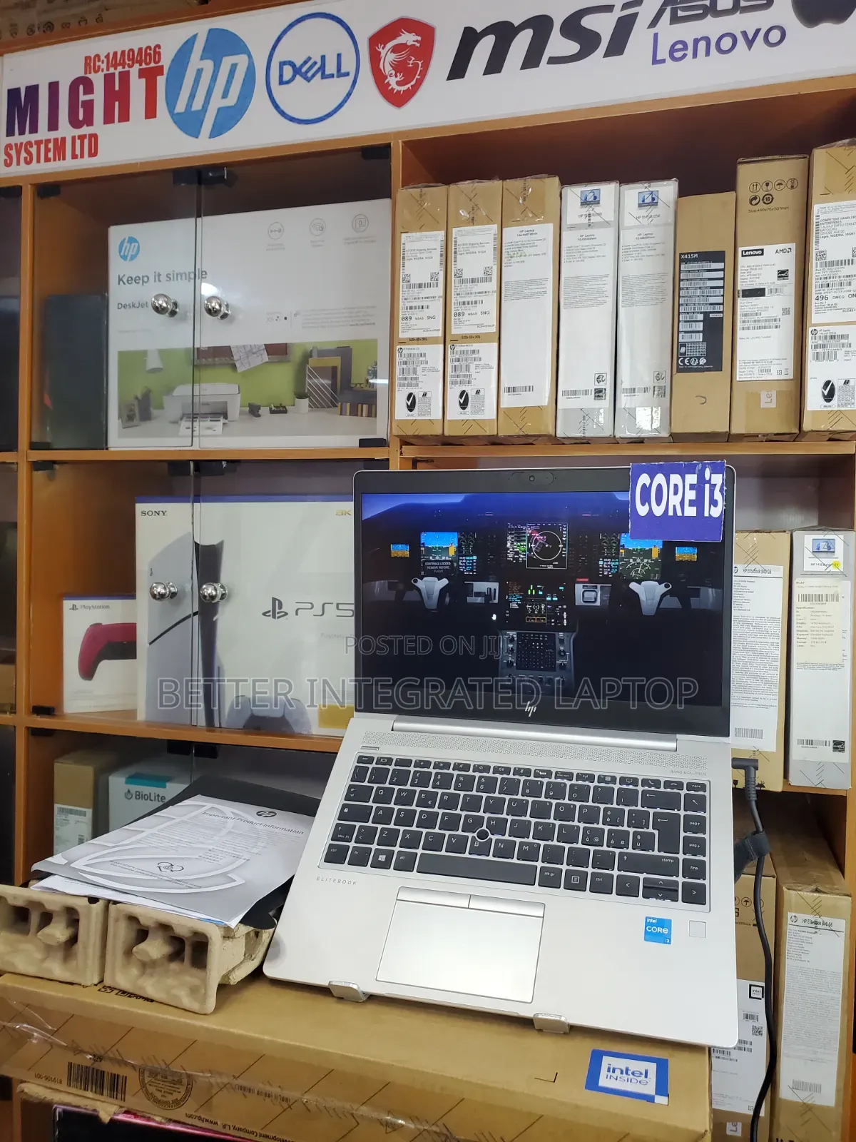 New Laptop HP EliteBook 840r G4 8GB Intel Core i3 SSD 512GB