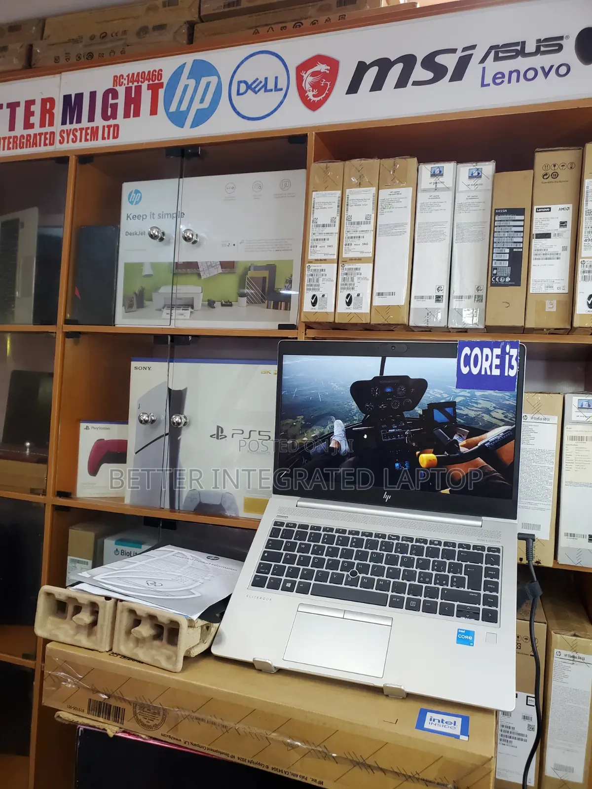 New Laptop HP EliteBook 840r G4 8GB Intel Core i3 SSD 512GB