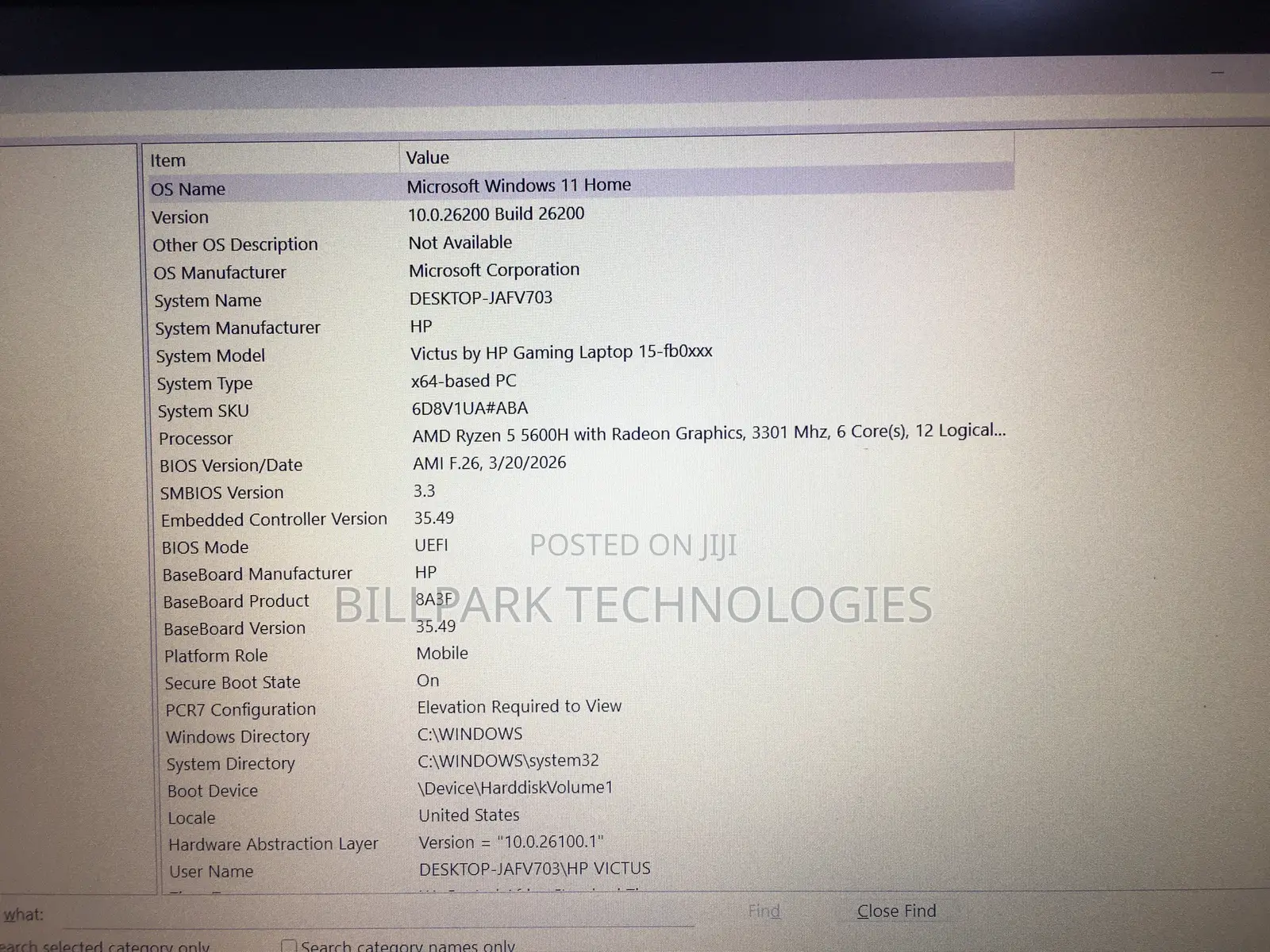 Laptop HP Victus 15 8GB AMD Ryzen 5 SSD 512GB