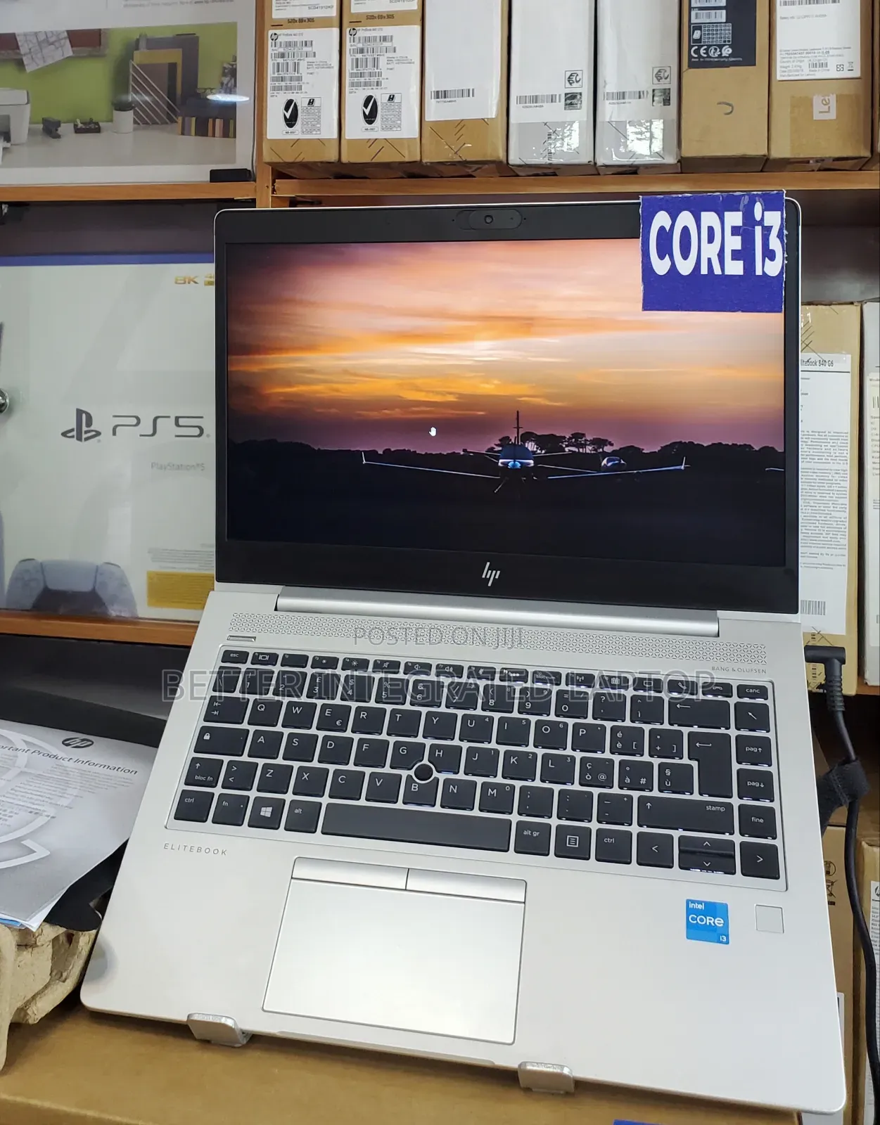 New Laptop HP EliteBook 840r G4 16GB Intel Core i3 SSD 512GB
