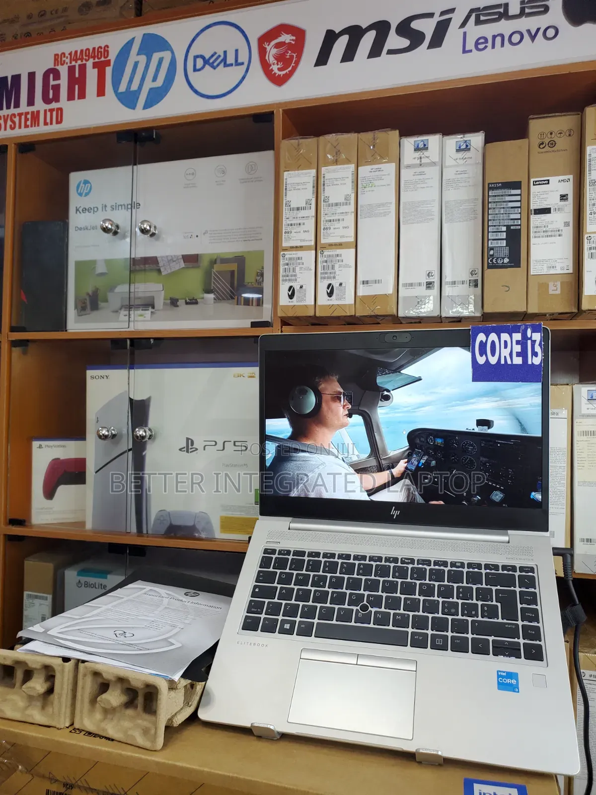 New Laptop HP EliteBook 8440P 4GB Intel Core i3 SSD 256GB